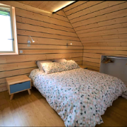 Chevets Viking bicolore  - Vernis/Bleu